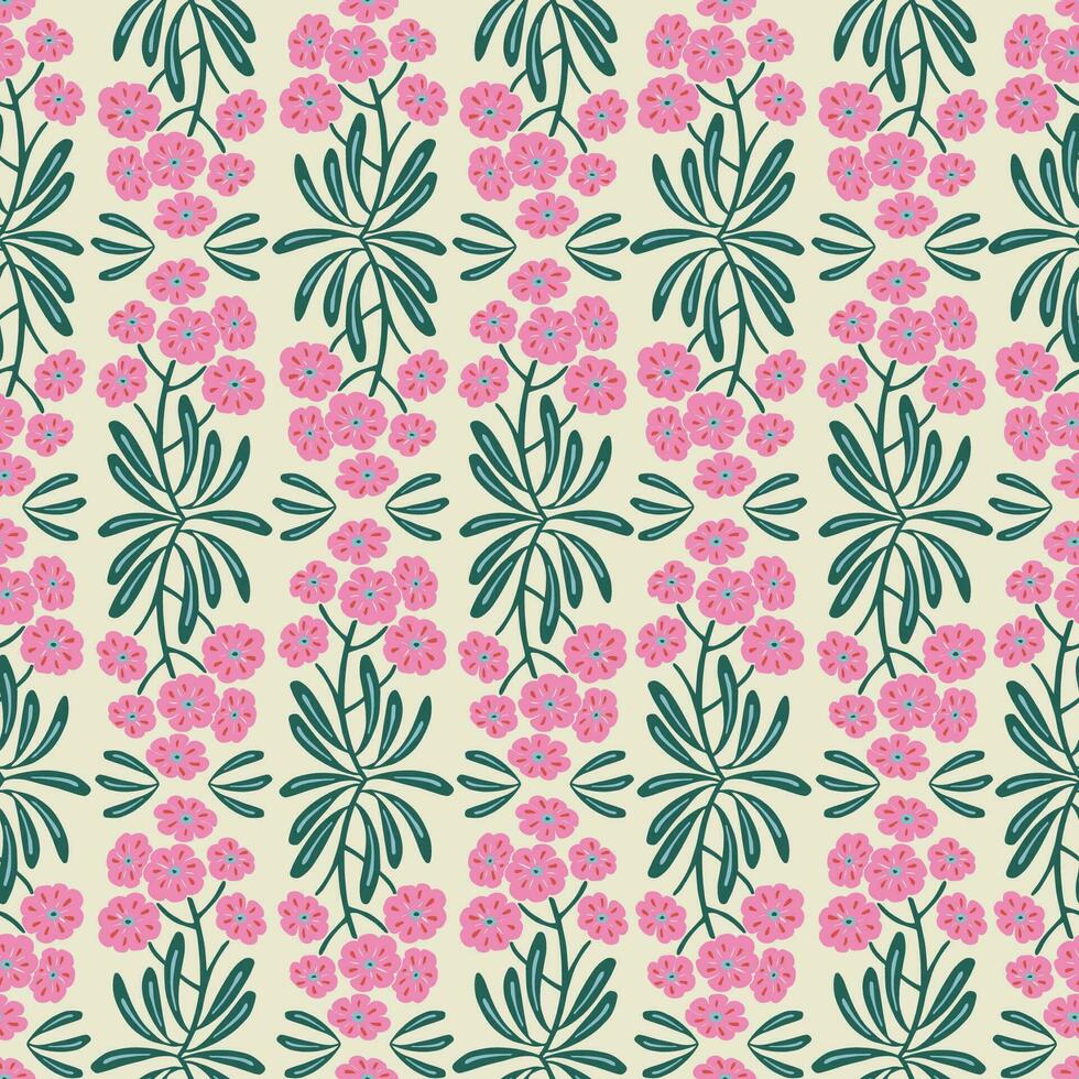 Vector flower pattern damask illustration seamless repeat pattern digital artwork