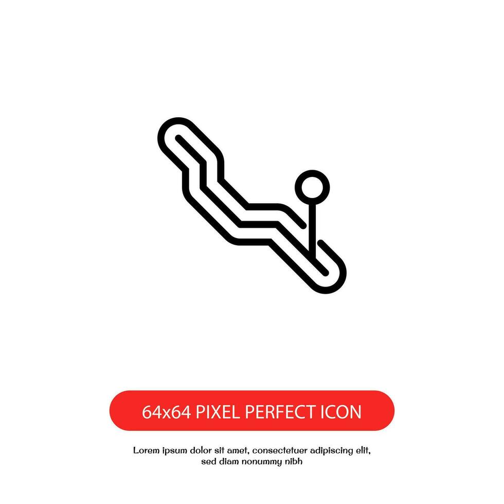 gear transmission car outline icon pixel perferc for web and mobile. gear box outline icon. gear shifter outline icon vector