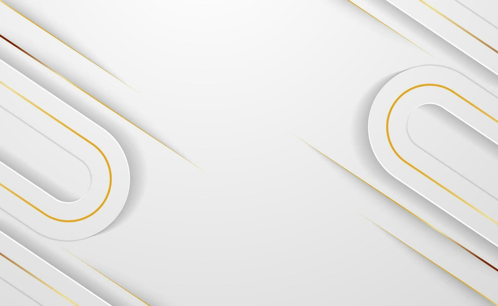 Modern abstract minimalist white gray silver background elegant wave shape vector
