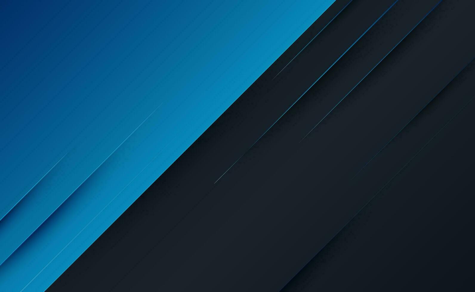 Modern blue overlapping shapes background vector