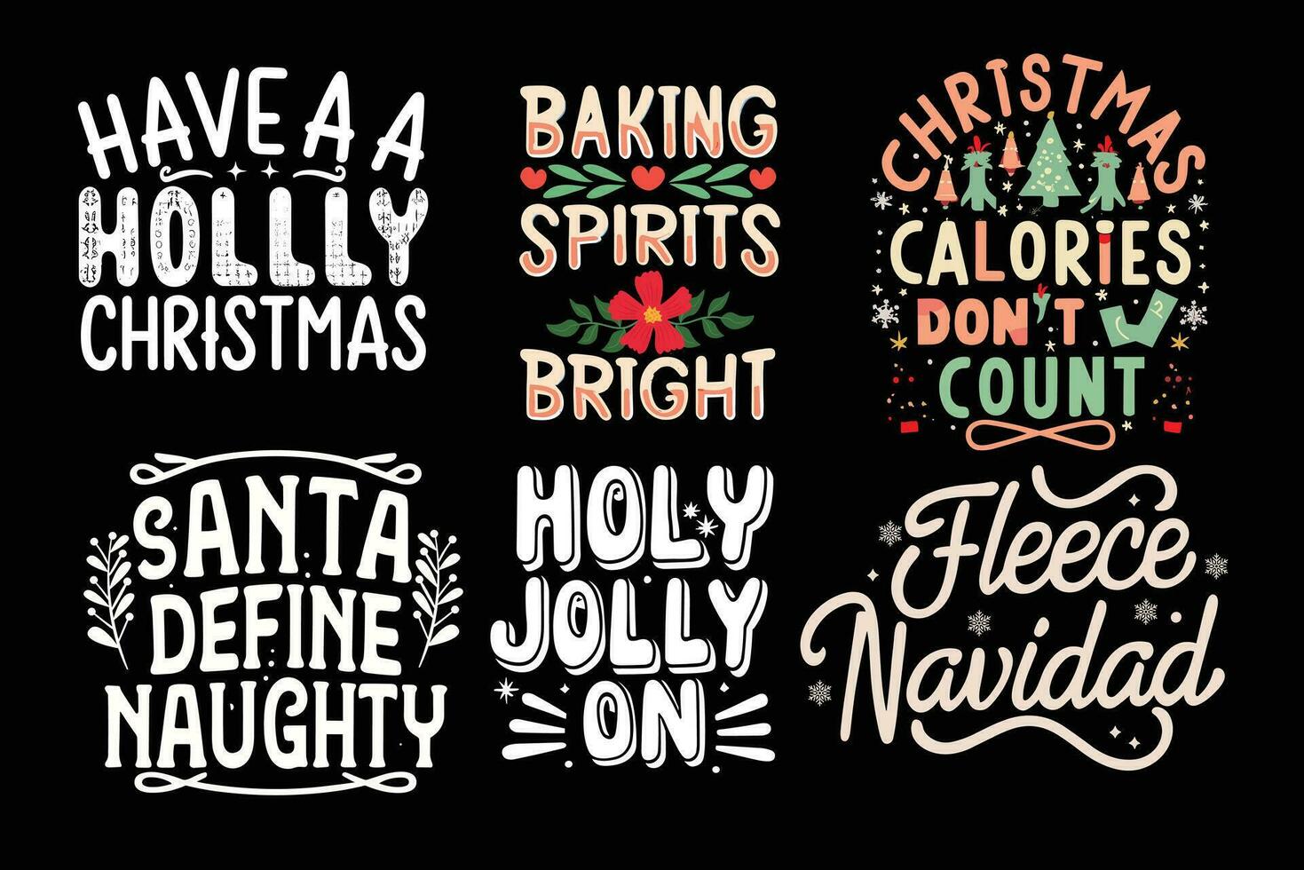 Navidad haz camiseta diseño vector