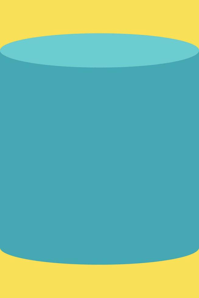 Cylinder shapes vector