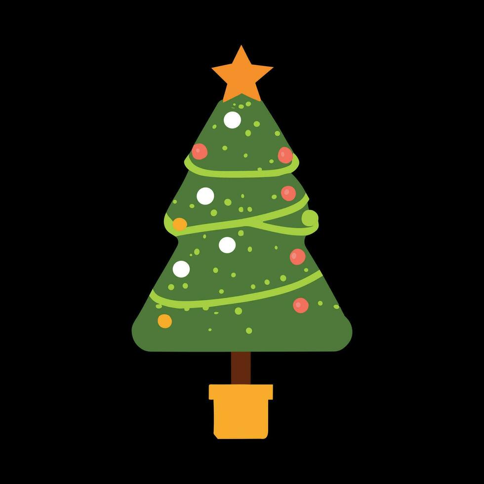 Christmas tree vector Design