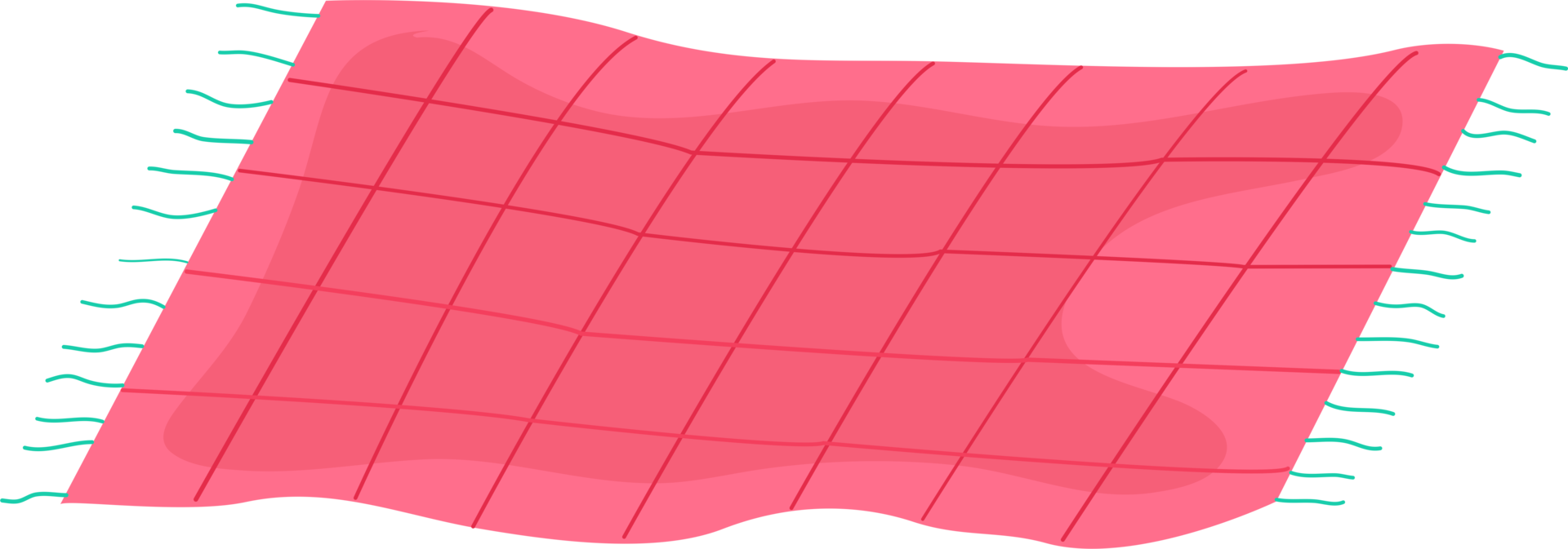 red picnic mat png