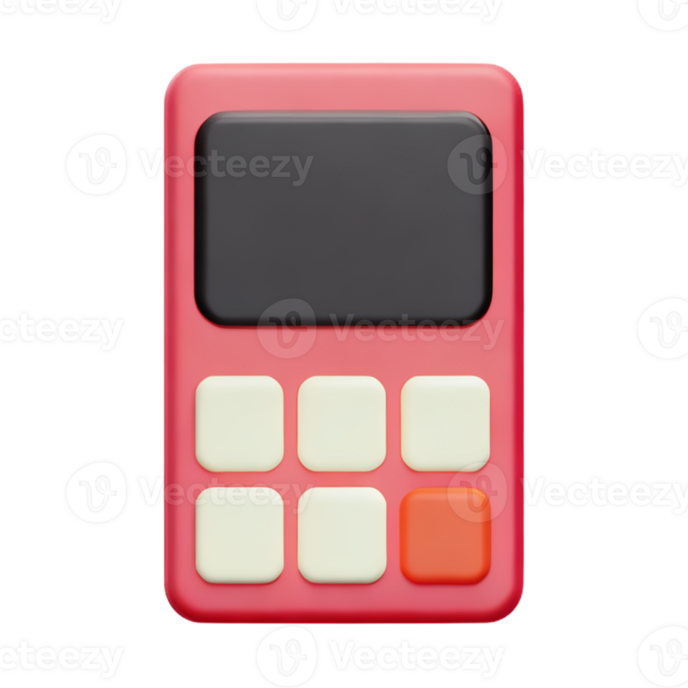 Calculator Finance Button  Ai Generative png