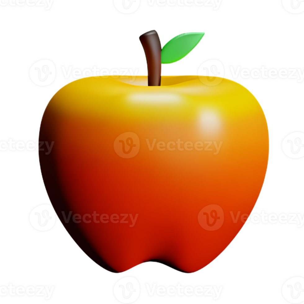 Apple Food Healthy Ai Generative png