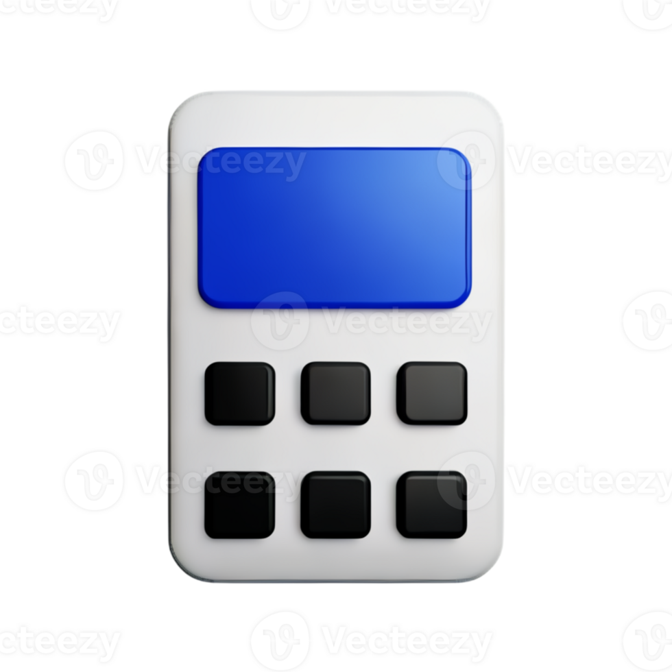 Calculator Finance Button  Ai Generative png