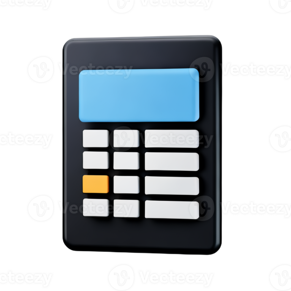 Calculator Finance Button  Ai Generative png