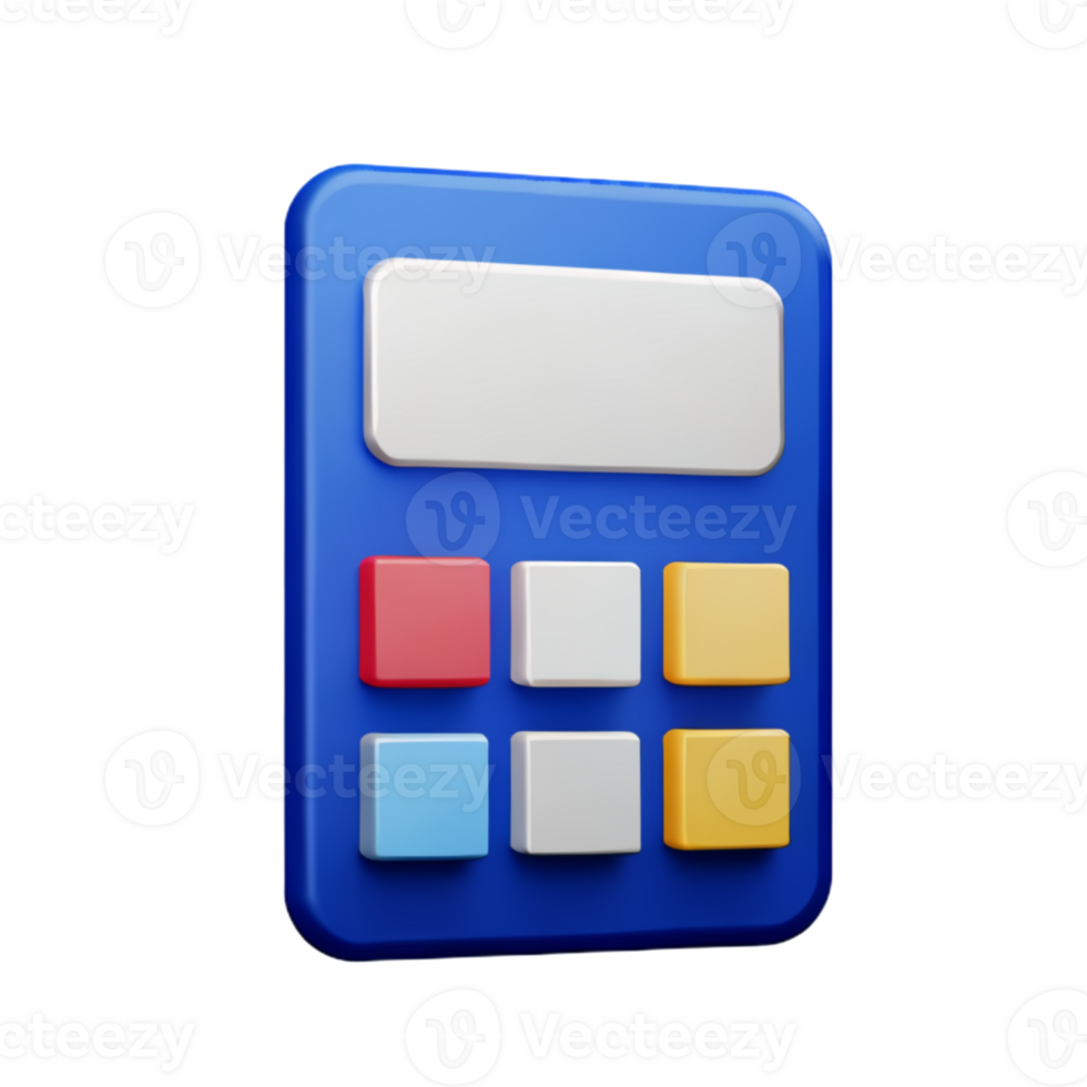 Calculator Finance Button  Ai Generative png