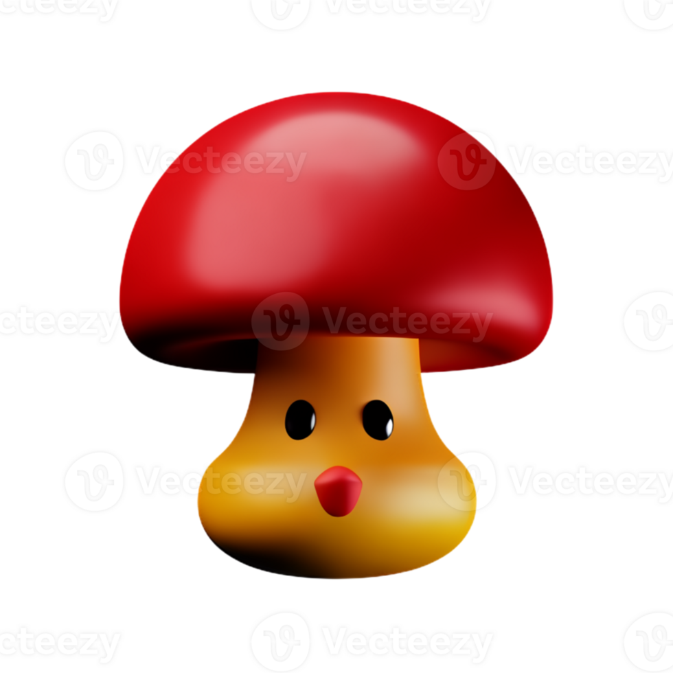 Mushroom Food Organic Ai Generative png