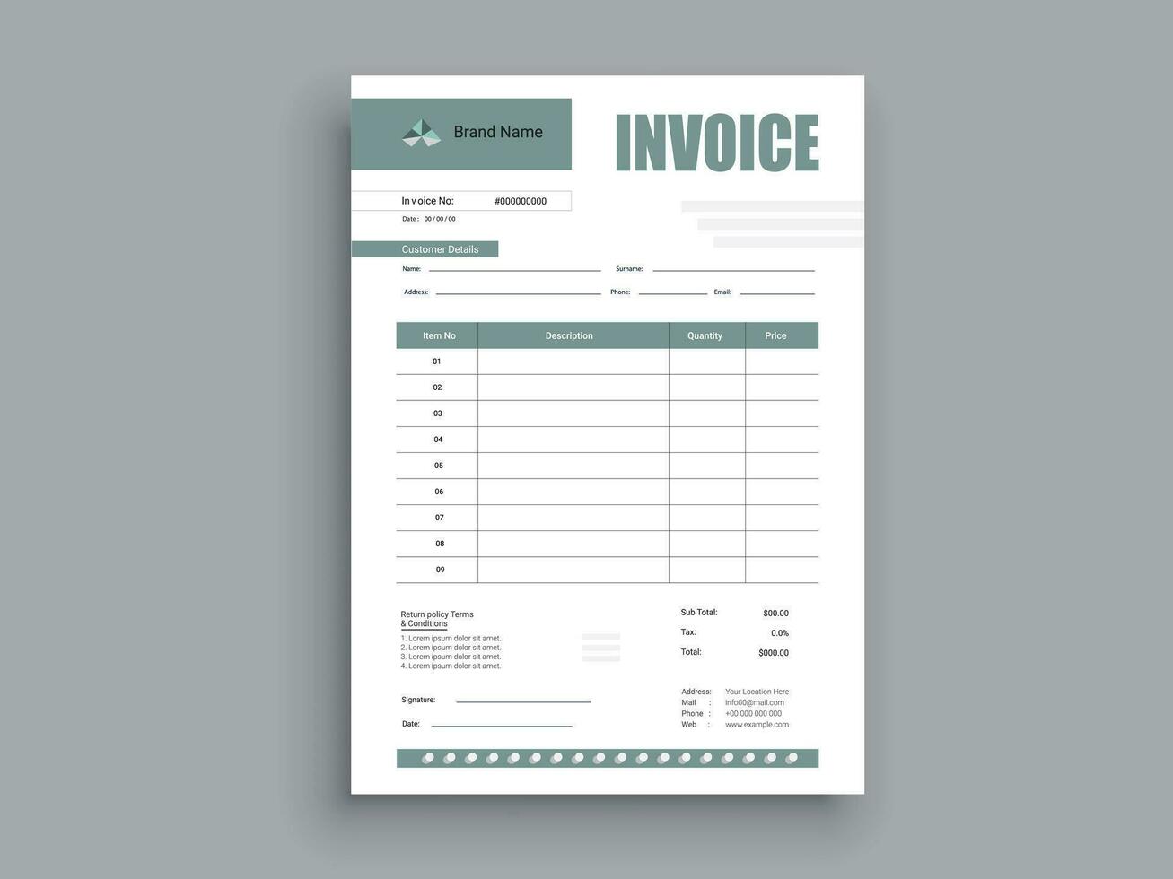 Business invoice form template. Invoicing quotes, money bills or pricelist and payment agreement design templates. Tax form,  bill graphic or payment receipt. vector