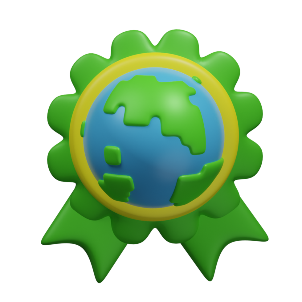 3d hacer ilustración amor madre tierra día icono planta png