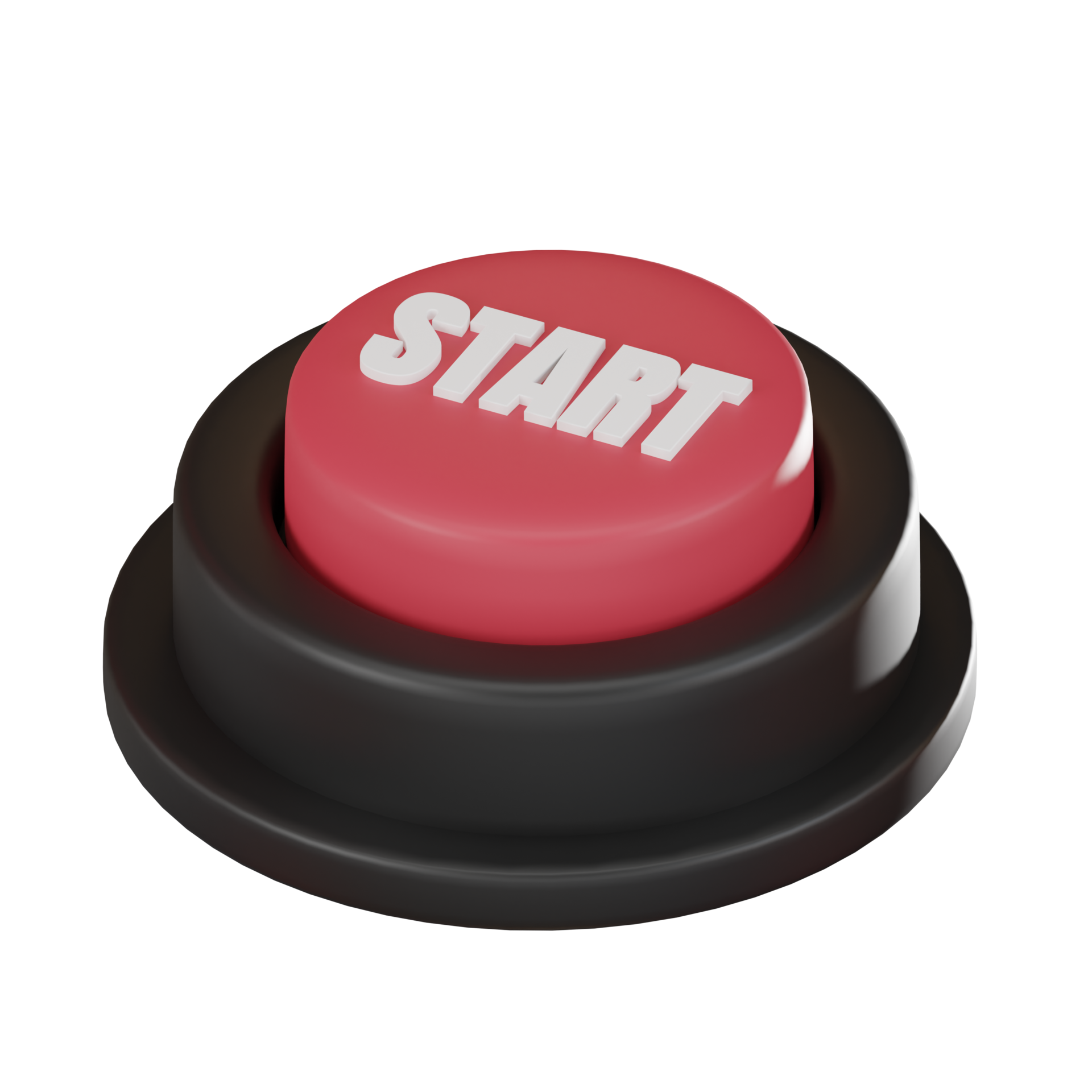 Startup success Business start button Icon 3d render 32497255 PNG