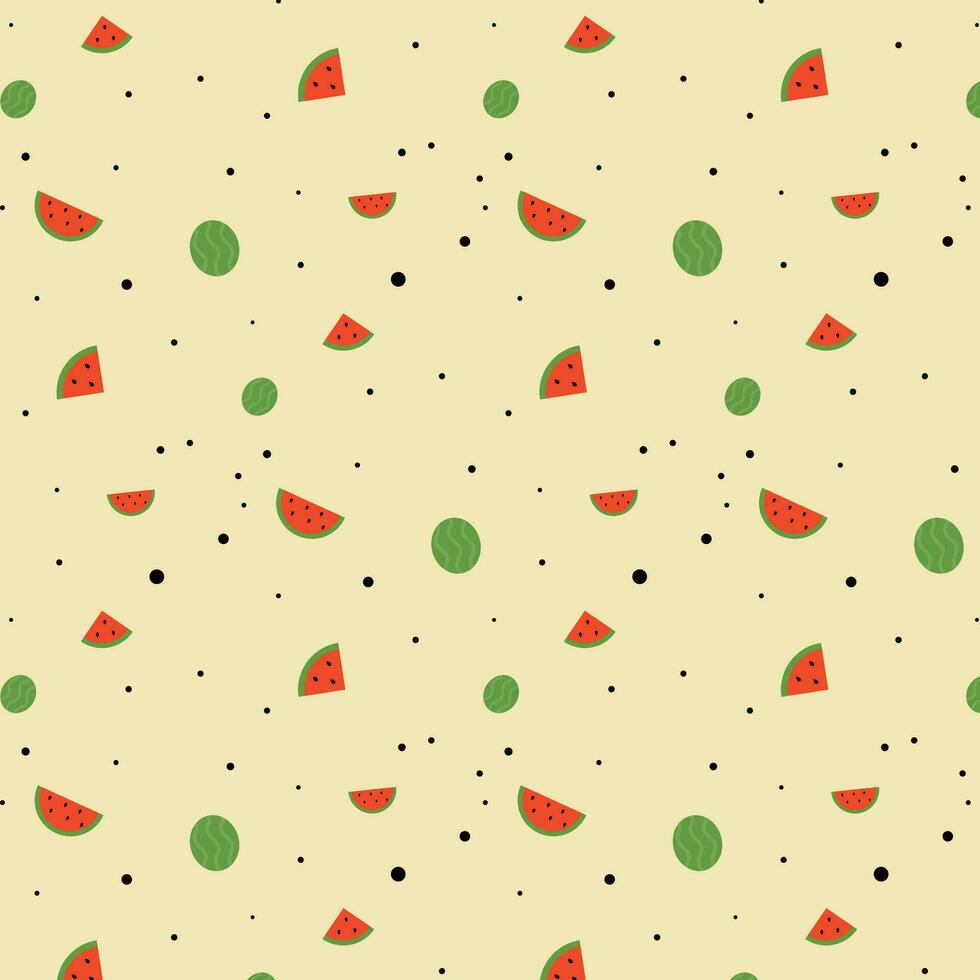 seamless pattern with fruits. summer pattern. flower wallpaper vector