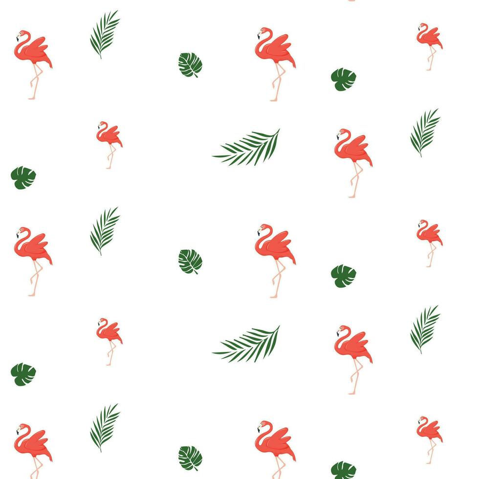 birds flamingo and flowers. frames with flamingo. flamingo background vector
