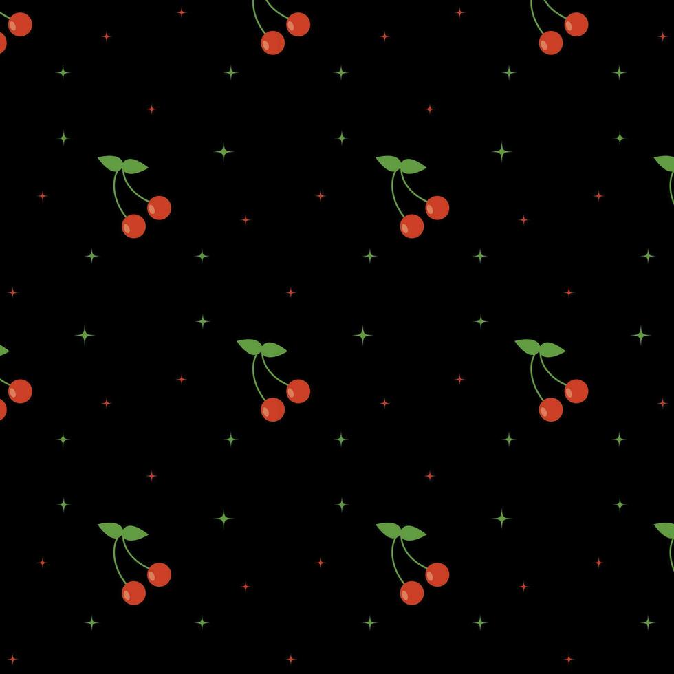 seamless pattern with fruits. summer pattern. flower wallpaper vector