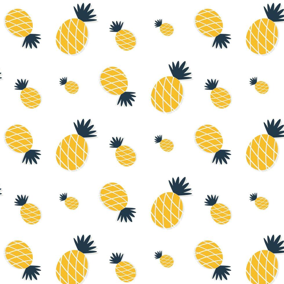 seamless pattern with fruits. summer pattern. flower wallpaper vector