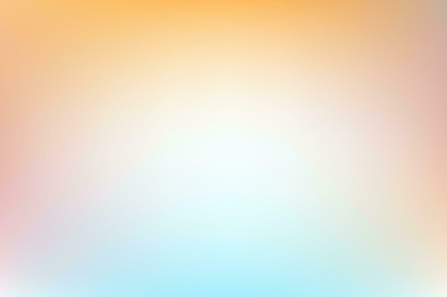 Colorful holographic gradient background design. Orange and blue color backdrop. vector