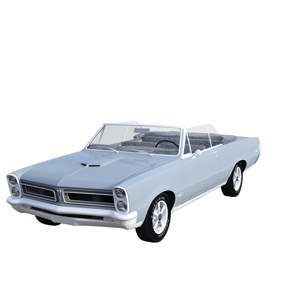 Classic car isolaed 3d png