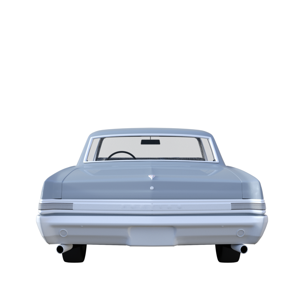 clásico coche aislado 3d png