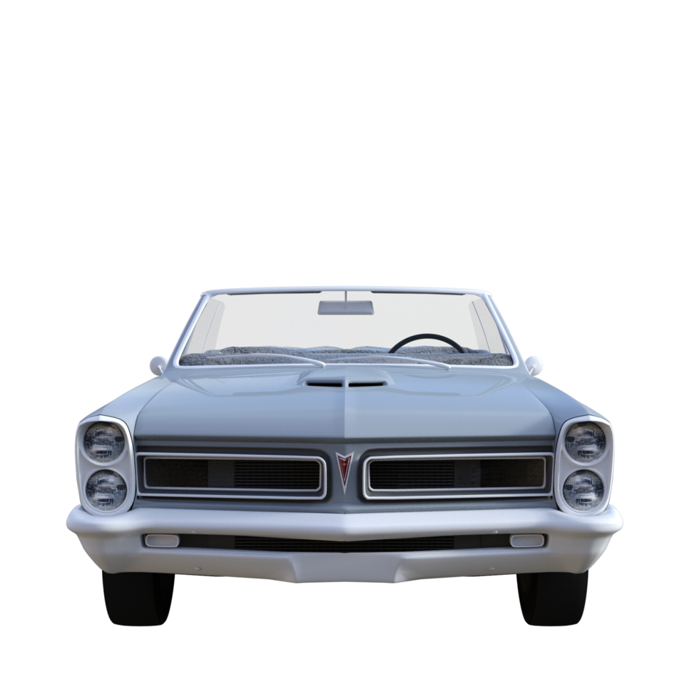 Classic car isolaed 3d png