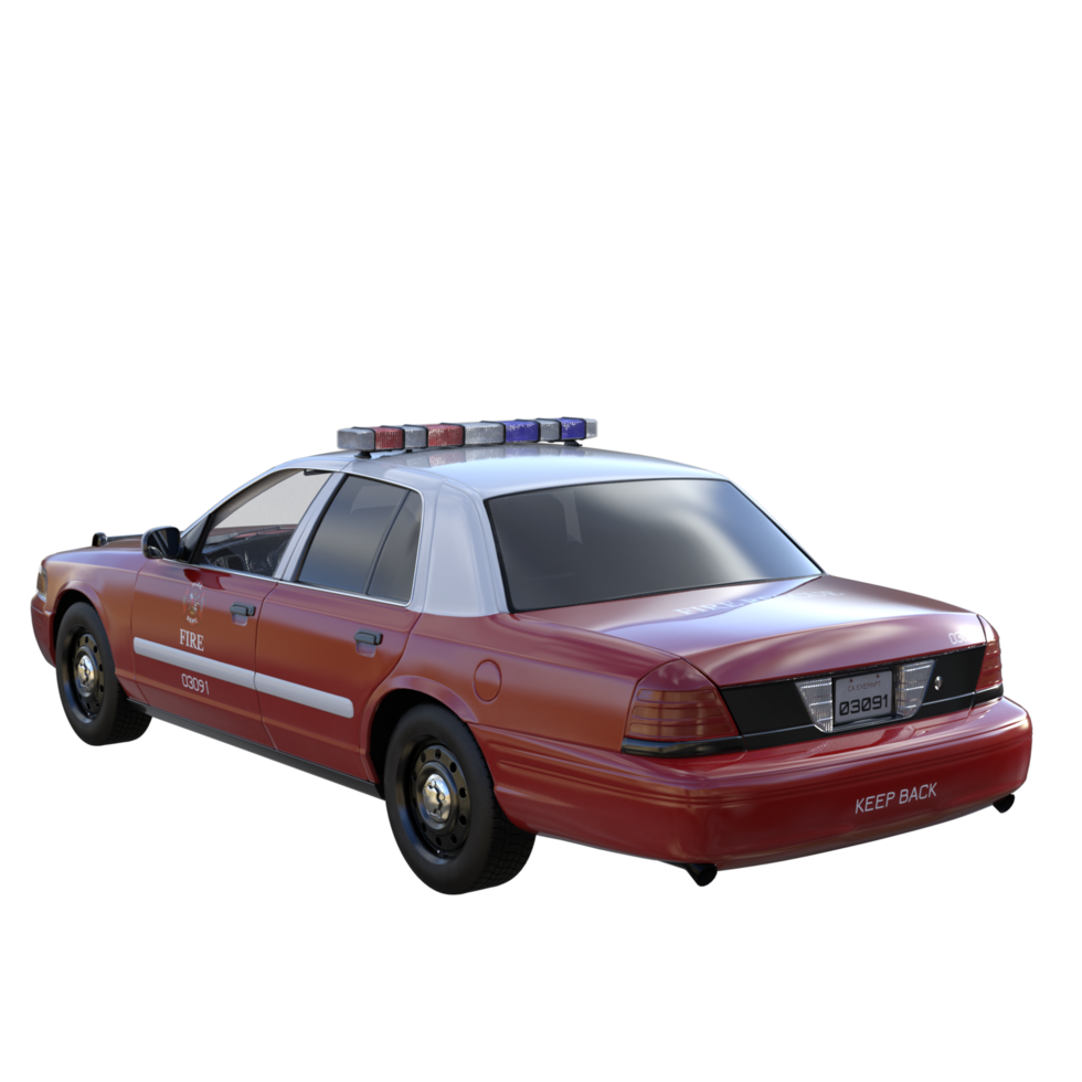 Police isolated 3d png