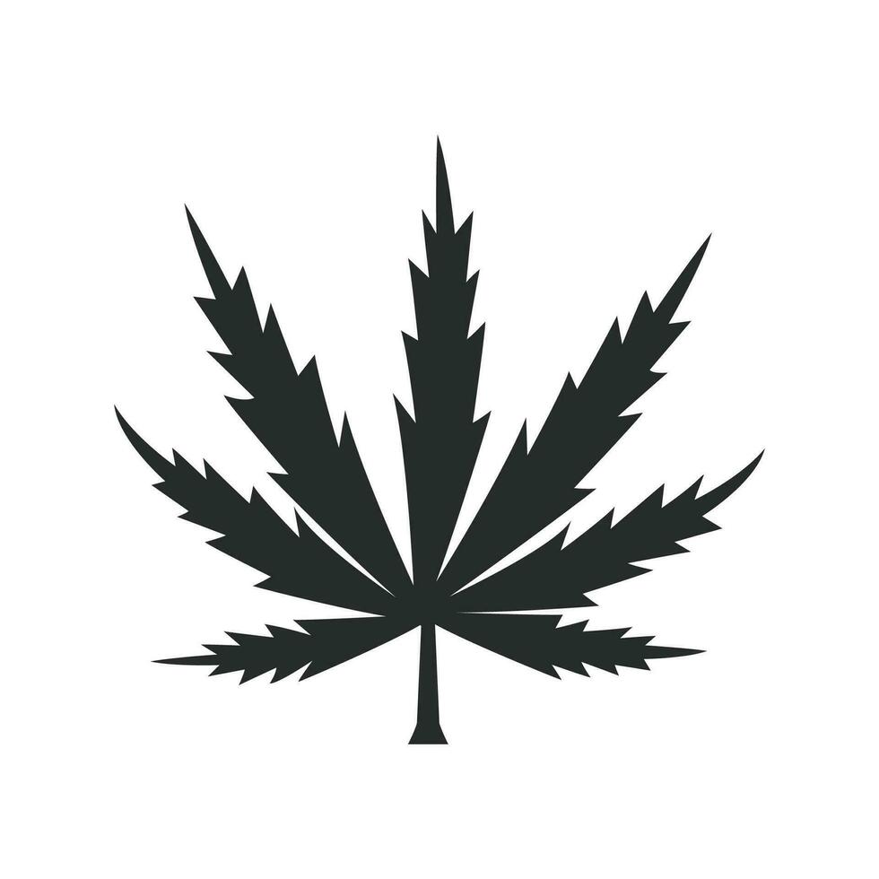 marijuana leaf icon graphic vector design illustration