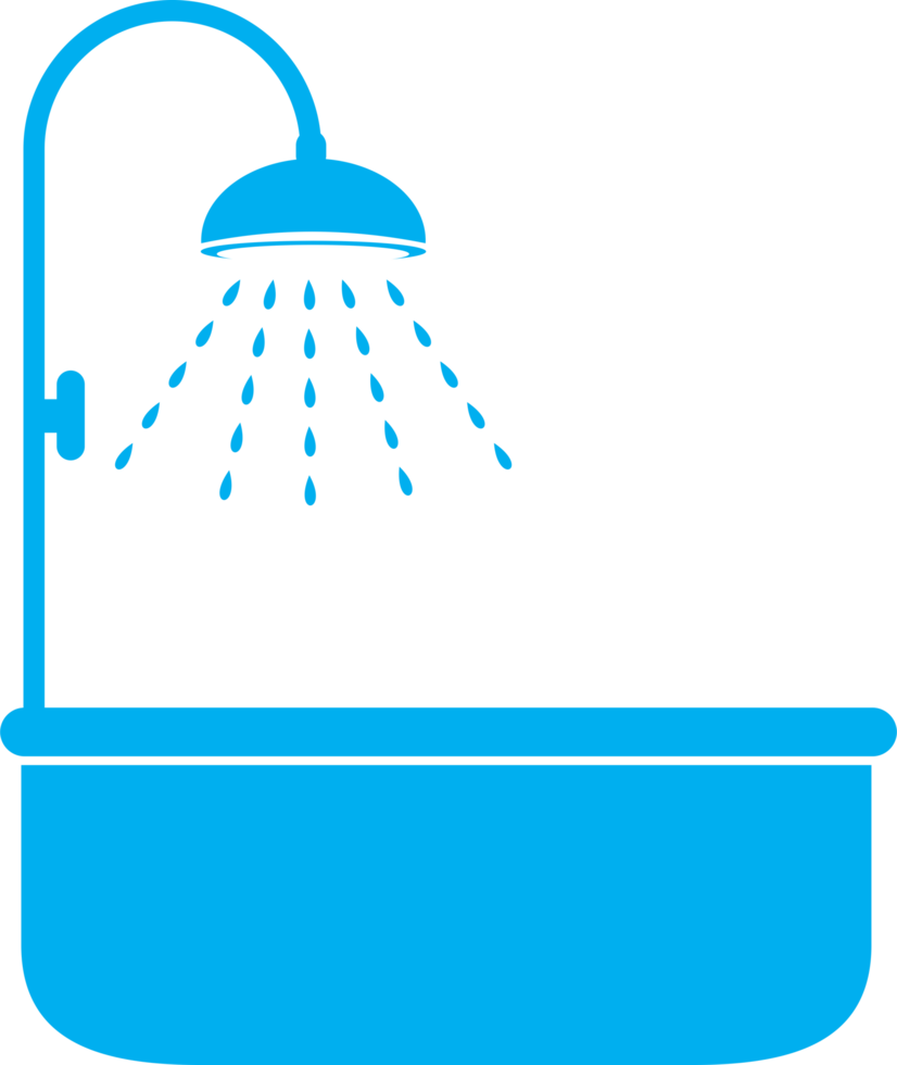 Dusche Symbol png transparent