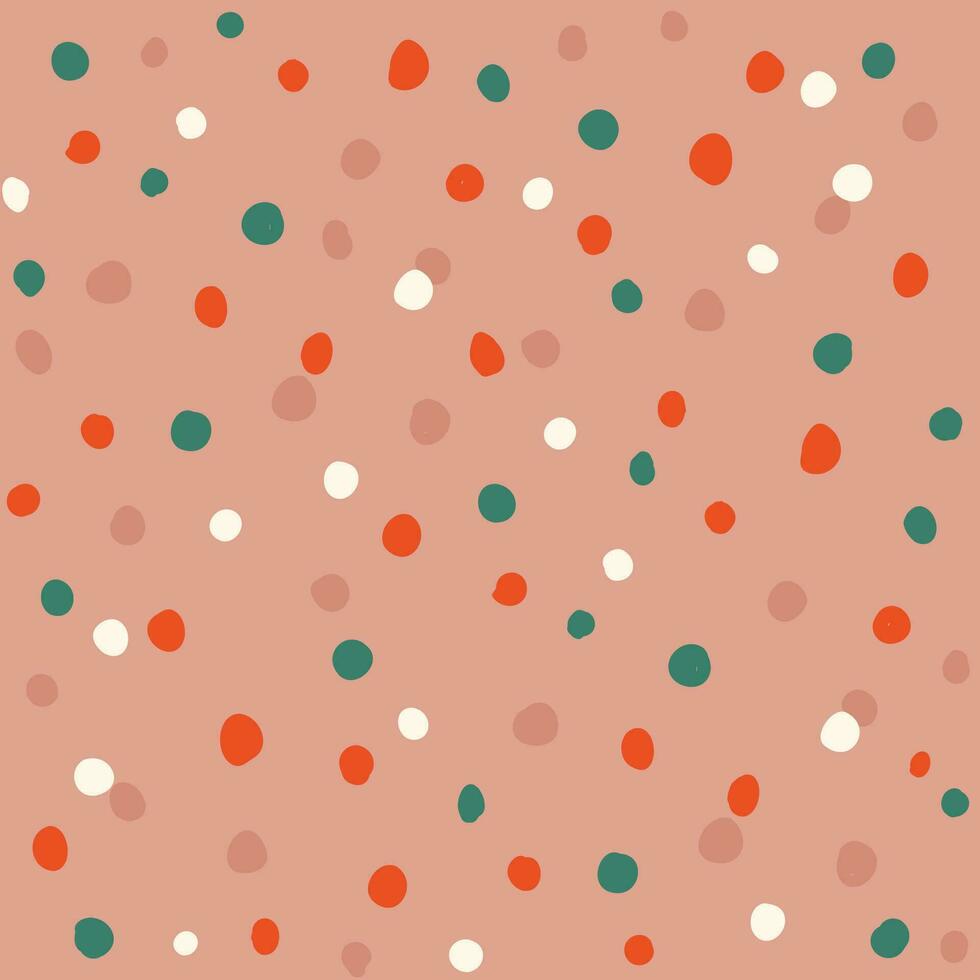 Party confetti pattern on pink background vector