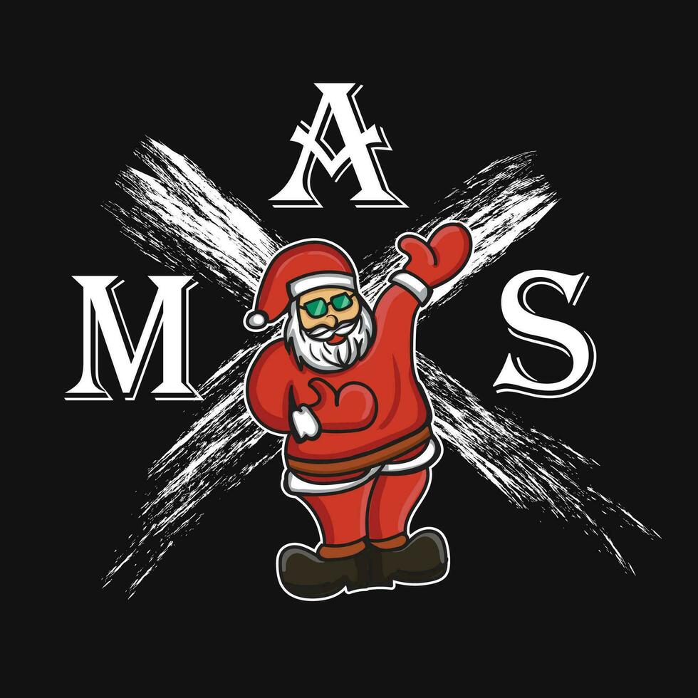 Christmas Day T-shirt Design template vector