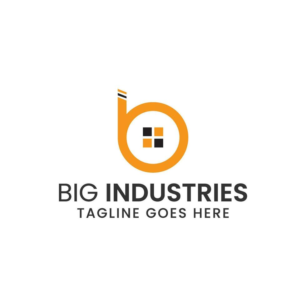 Big Industries Real Estate company logo vector