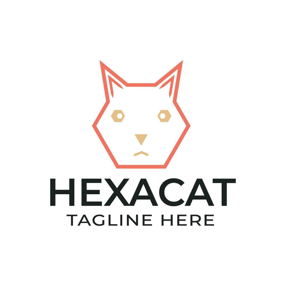 Hexa Cat Logo vector