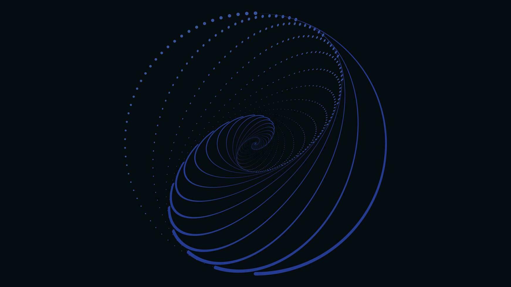 Abstract spiral dark blue background vector