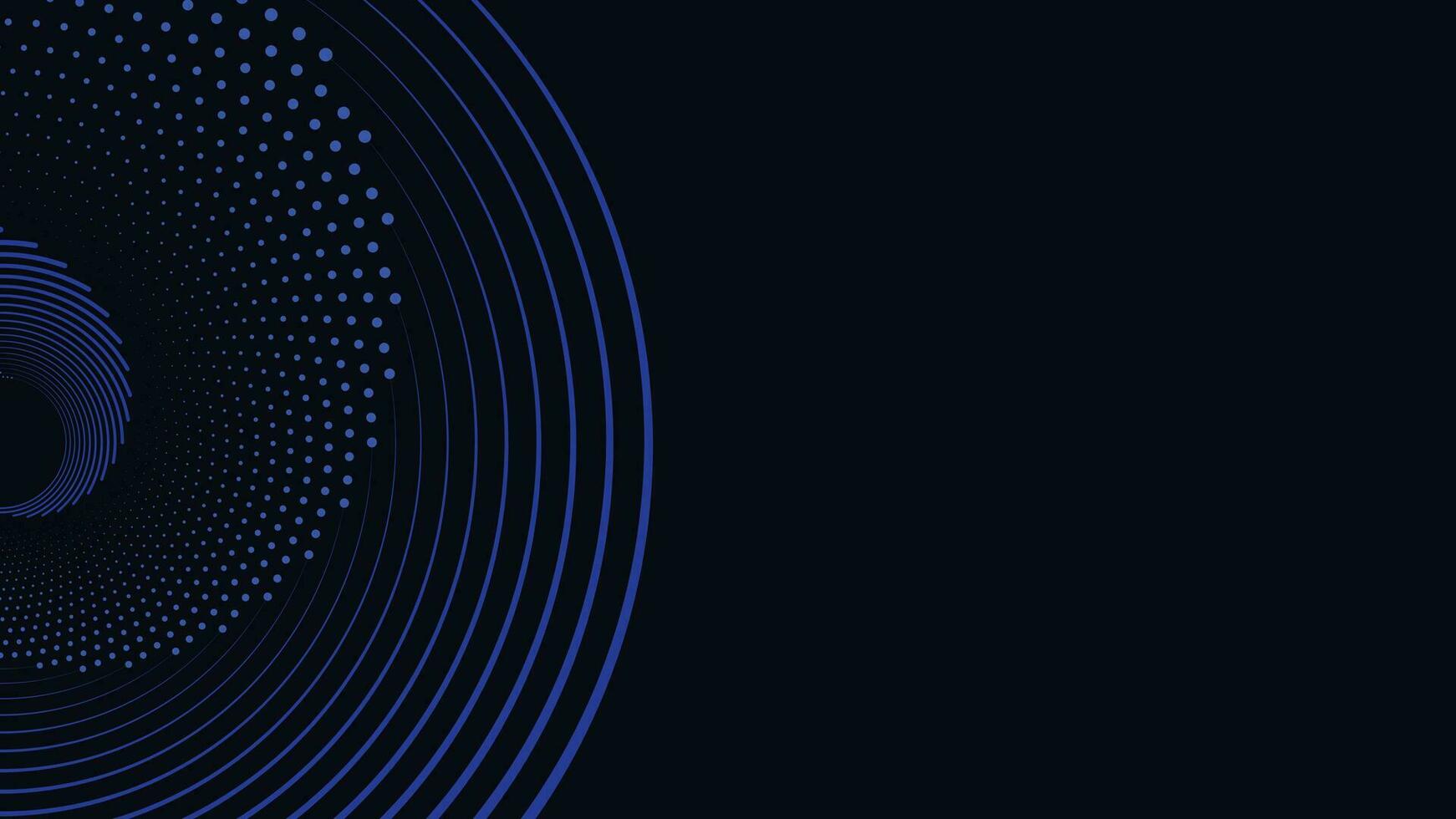 Abstract spiral dark blue background vector