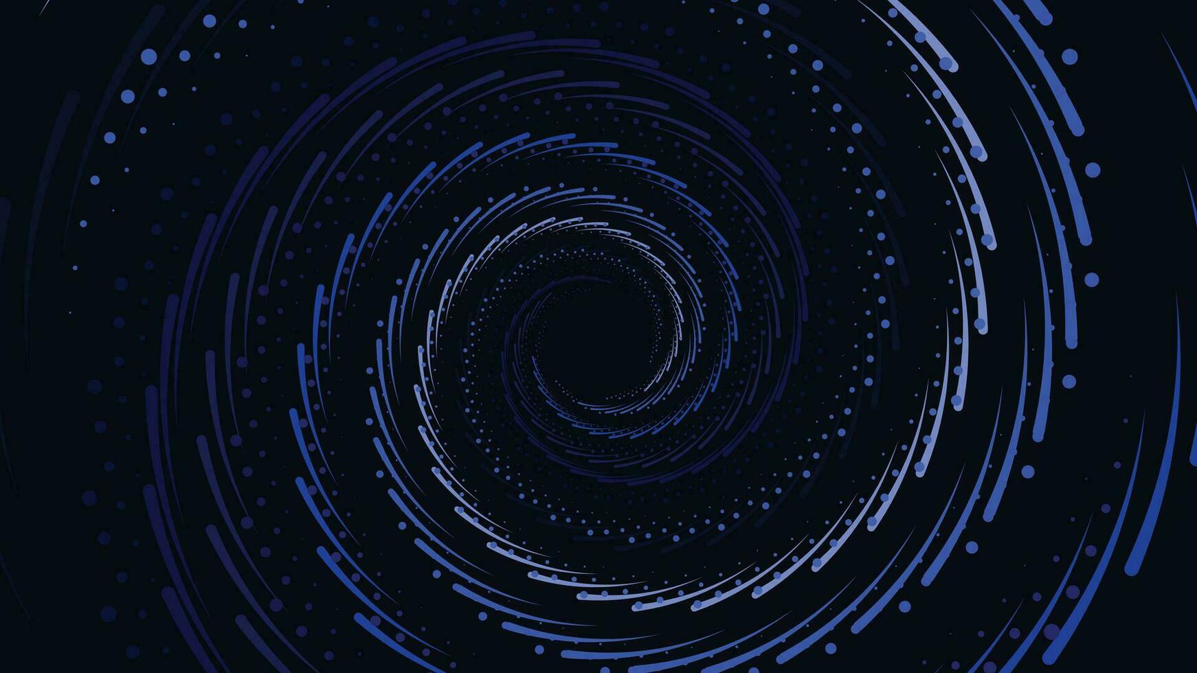 Abstract spiral dark blue background vector