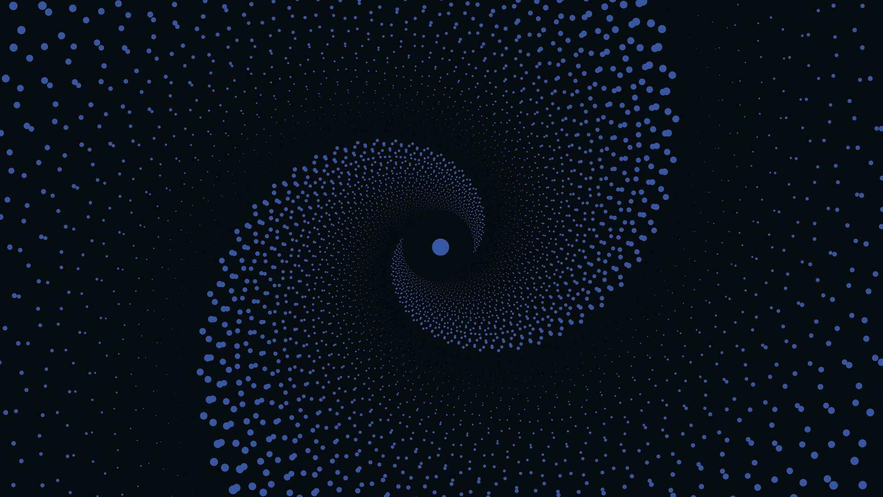 Abstract spiral dark blue background vector