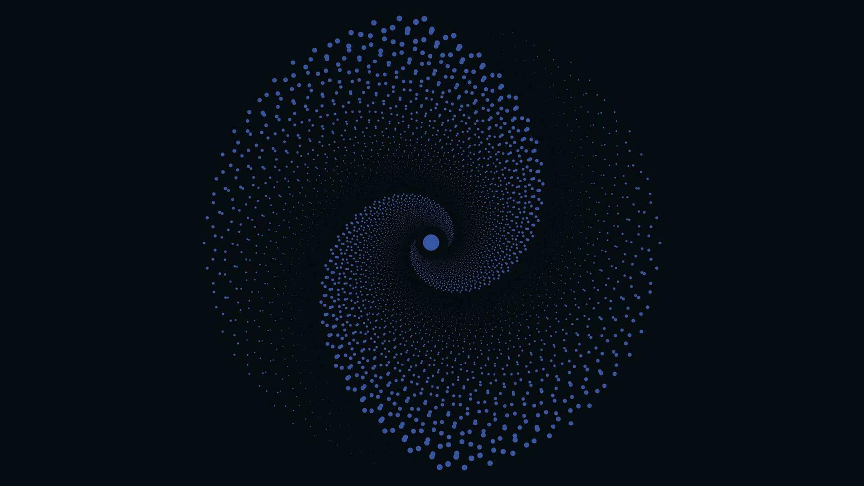 Abstract spiral dark blue background vector