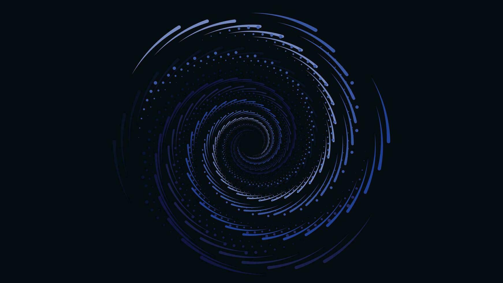 Abstract spiral dark blue background vector