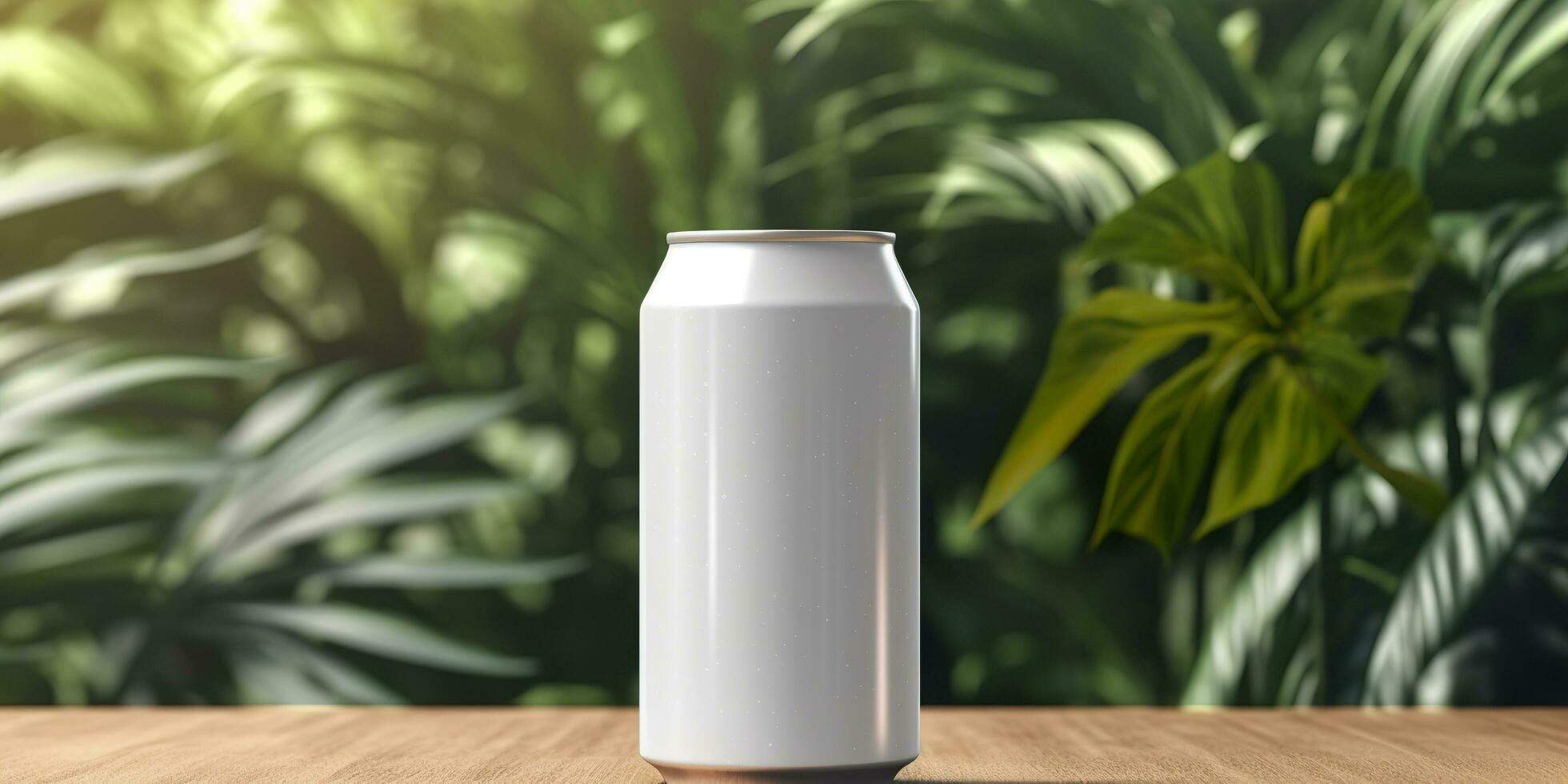 Soda can mockup. Generative AI photo