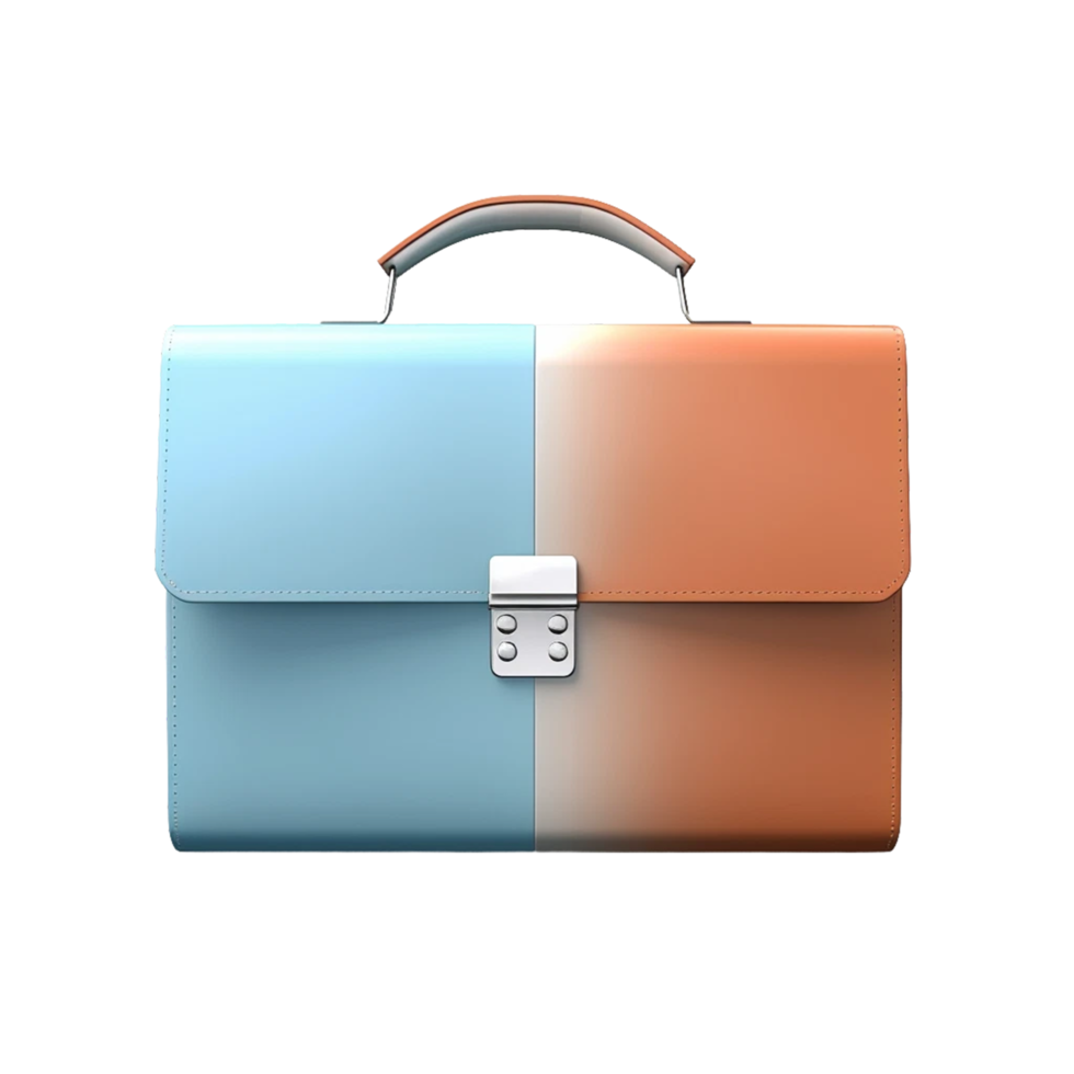 Ladies colorful bag isolated on a transparent background AI Generative png