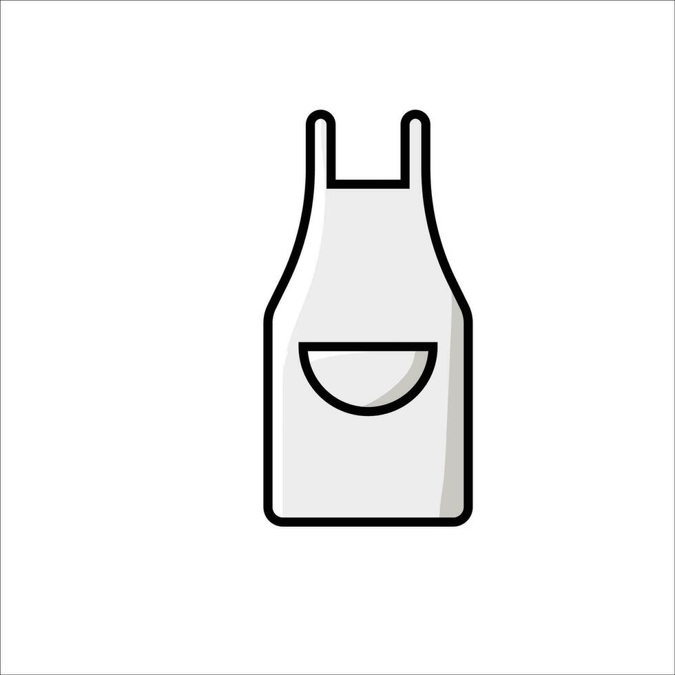 Apron icon vector