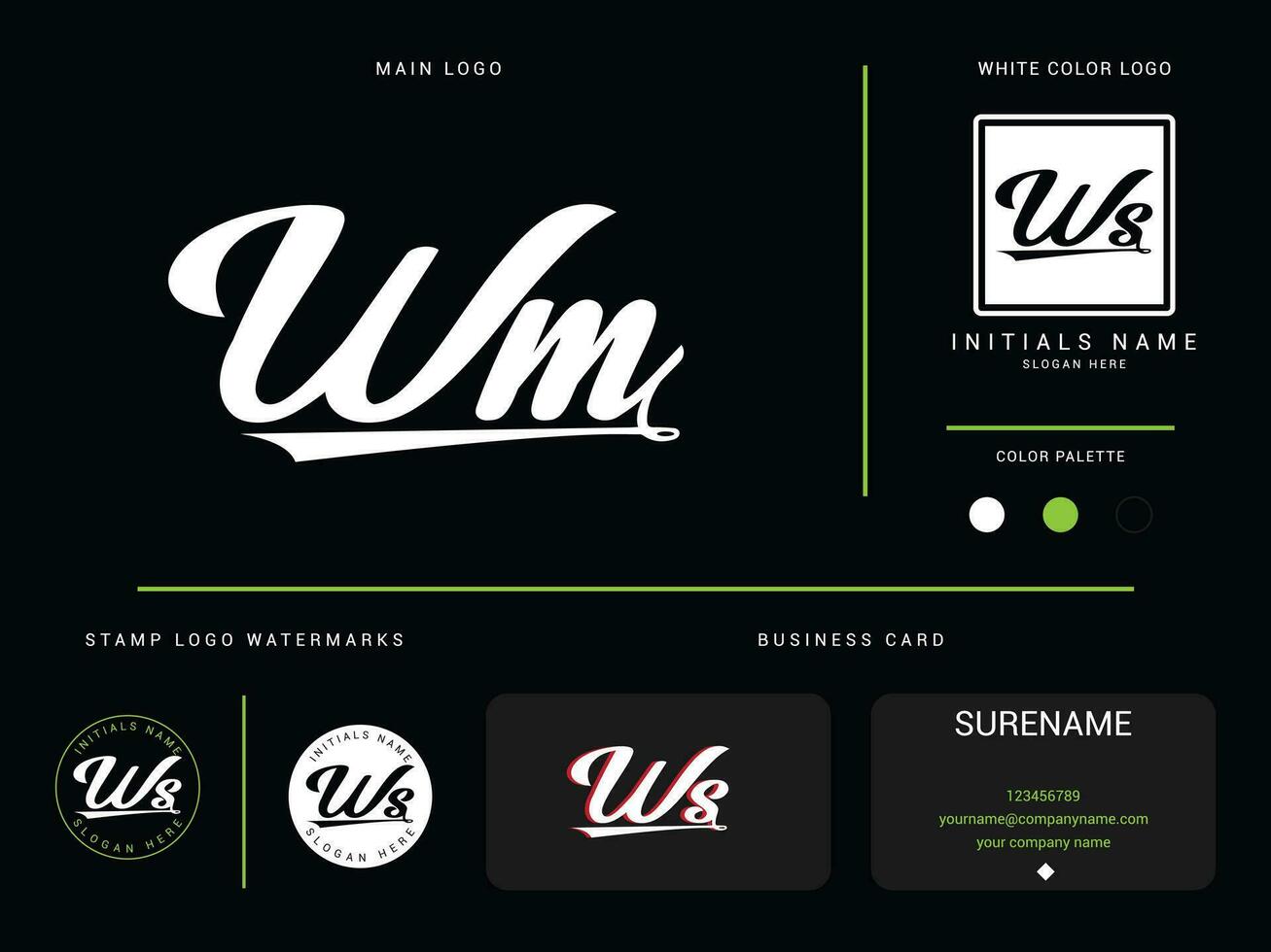 Modern Wm Apparel Logo Branding, initial Luxury WM Logo Icon Vector For Your Fashion Shop