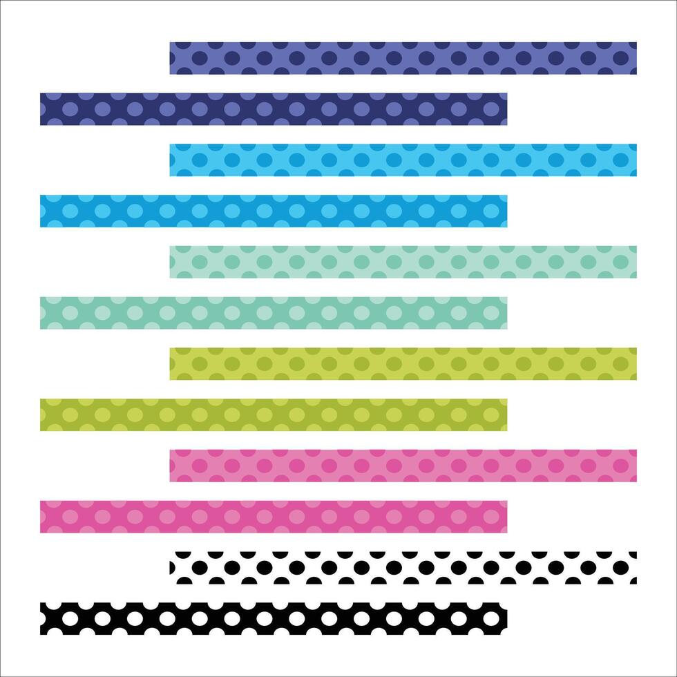 Colorful Border Banner Design Clipart vector