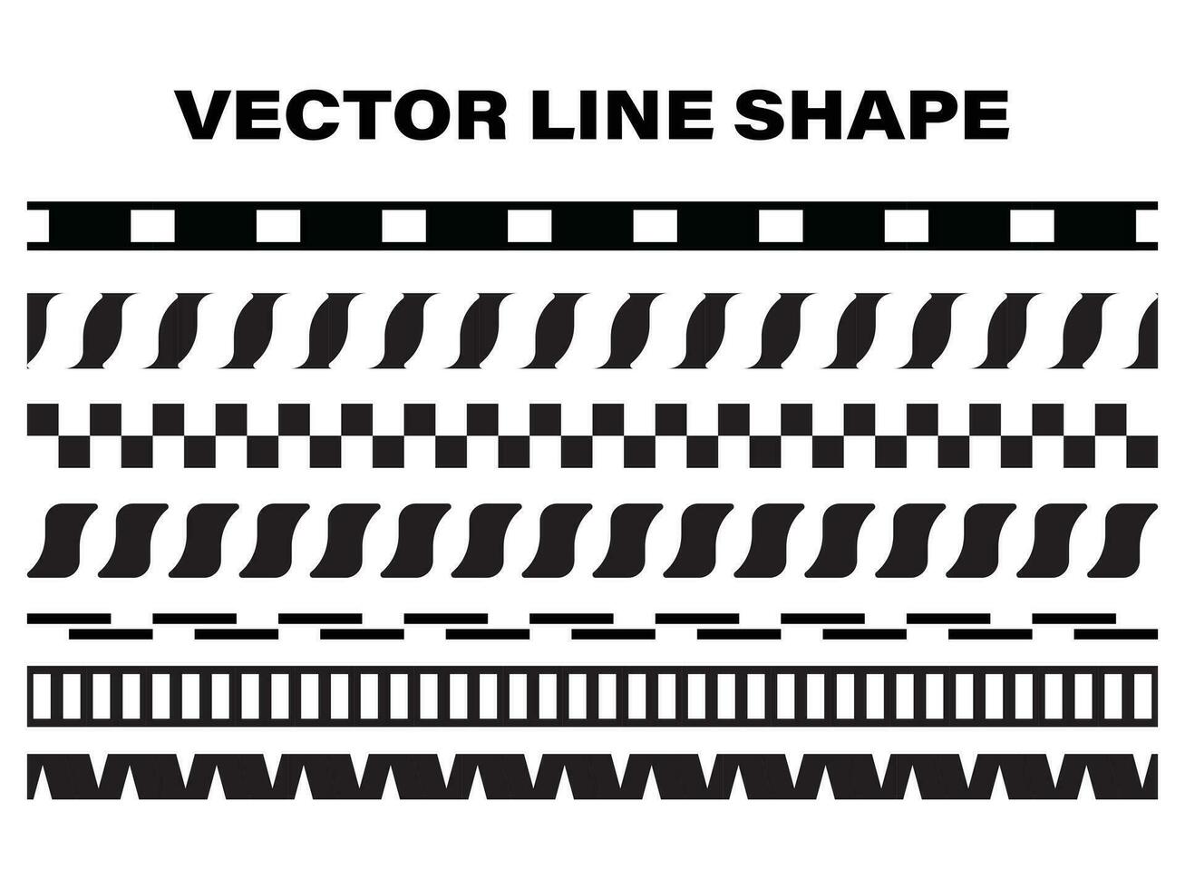 Sport racing Line stripes. Turbo power, speed and drift for car bike and truck. vector