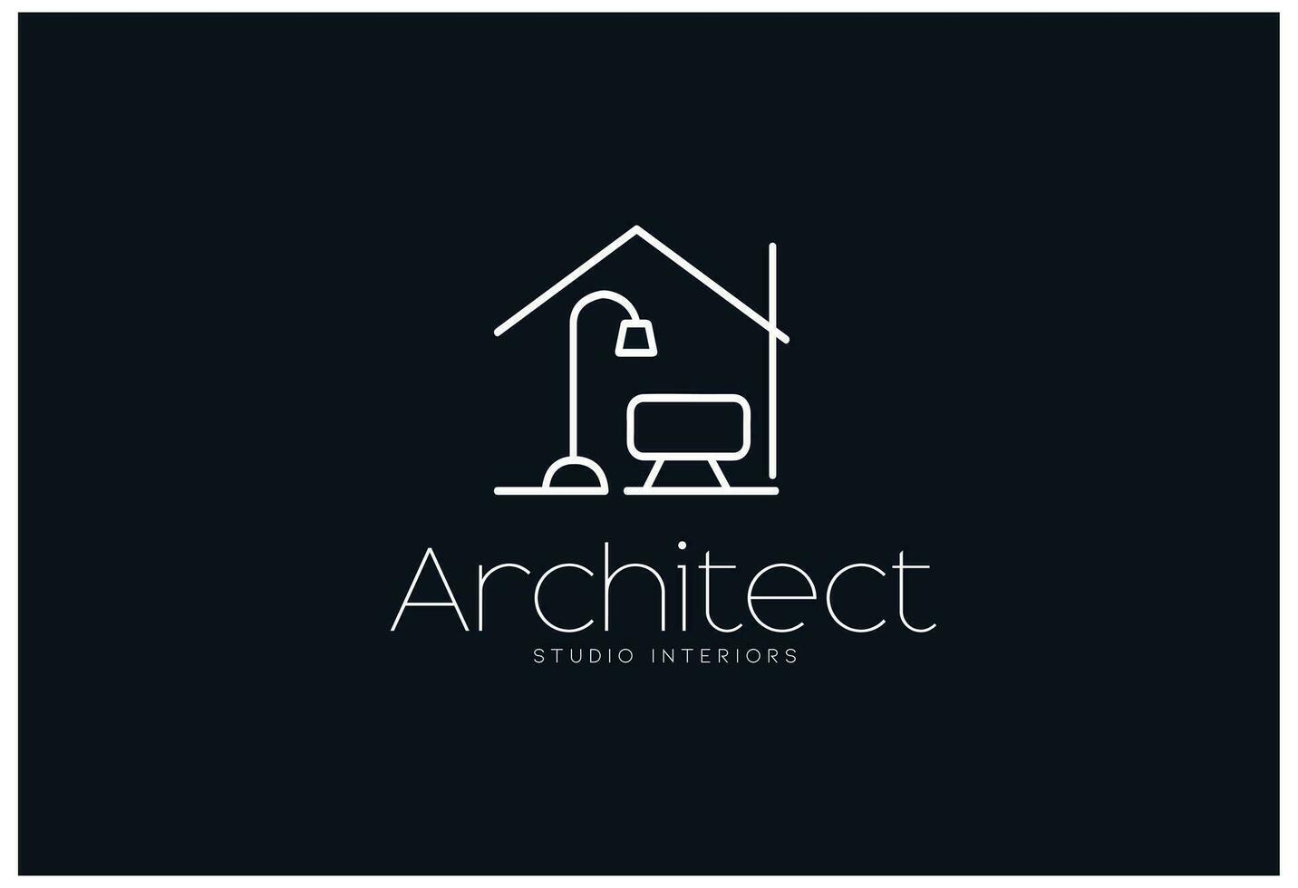 resumen arquitecto ingeniero negocio logo vector