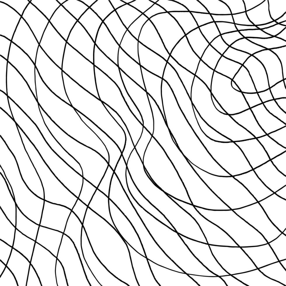 Handwritten Lines and strokes in different styles. Perfect for lettering and texture. Vector illustration
