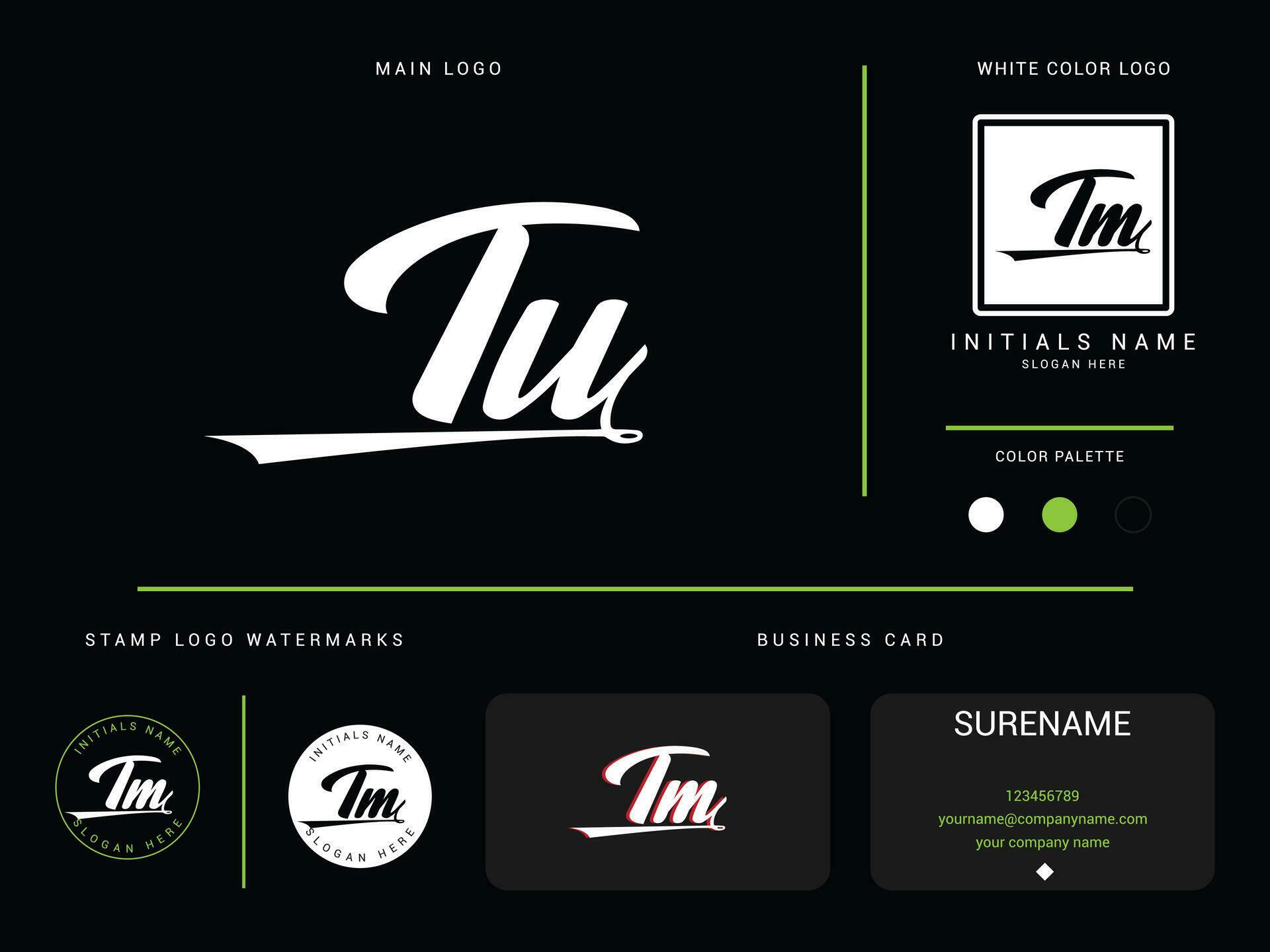 Modern Apparel Tu Logo Icon, Initial Luxury TU Fashion Logo Letter ...