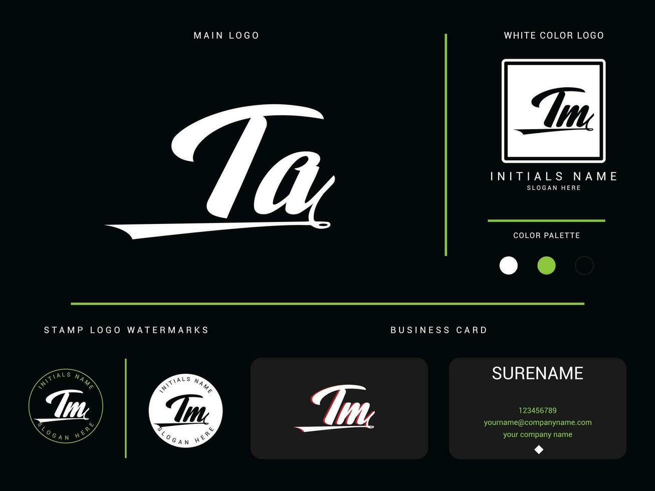 Modern Apparel Ta Logo Icon, Initial Luxury TA Fashion Logo Letter Vector For Clothing Shop