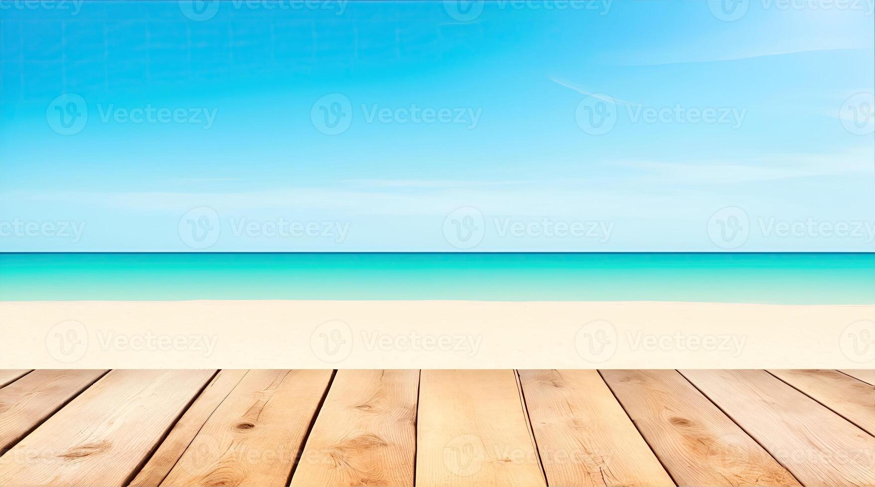 , summer sandy and wavy beach background photo