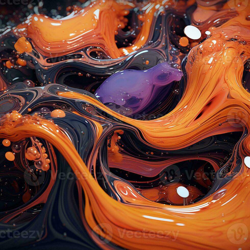 Liquid background image AI Generative photo